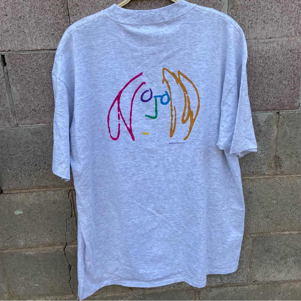 Single Stitch John Lennon Imagine Self Portrait Shirt Original Xl Gray